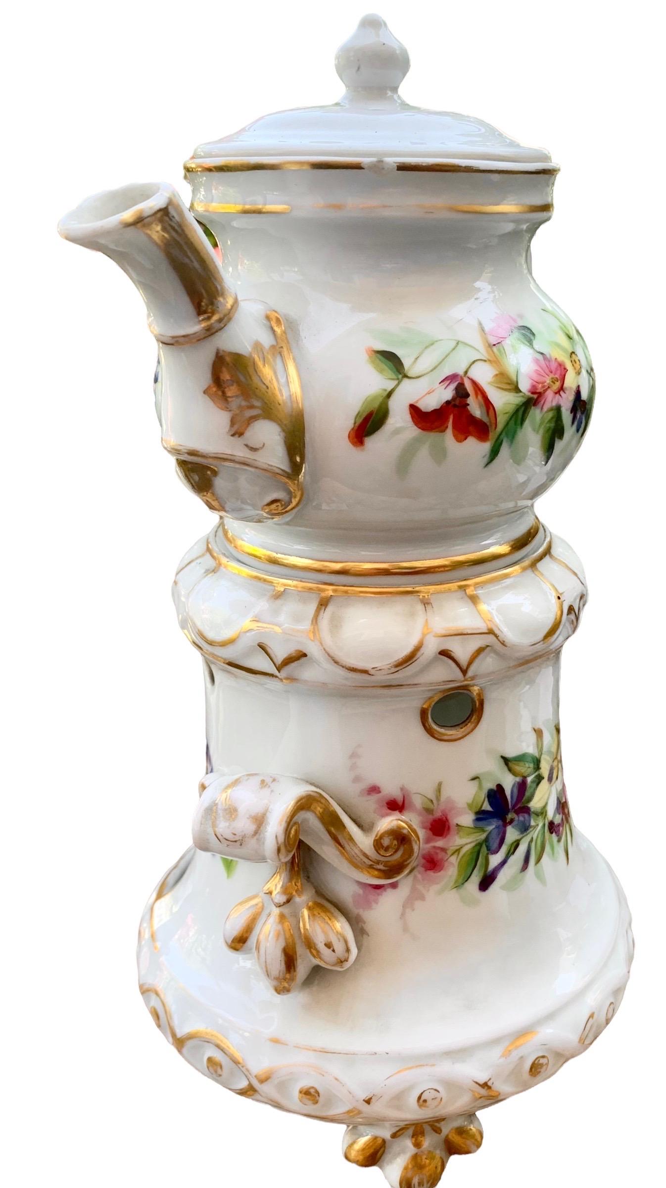 Antique French Porcelain Veilleuse 7