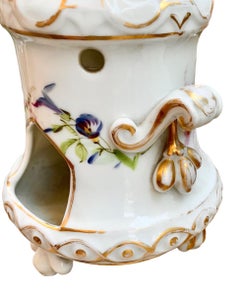 Antique French Porcelain Veilleuse