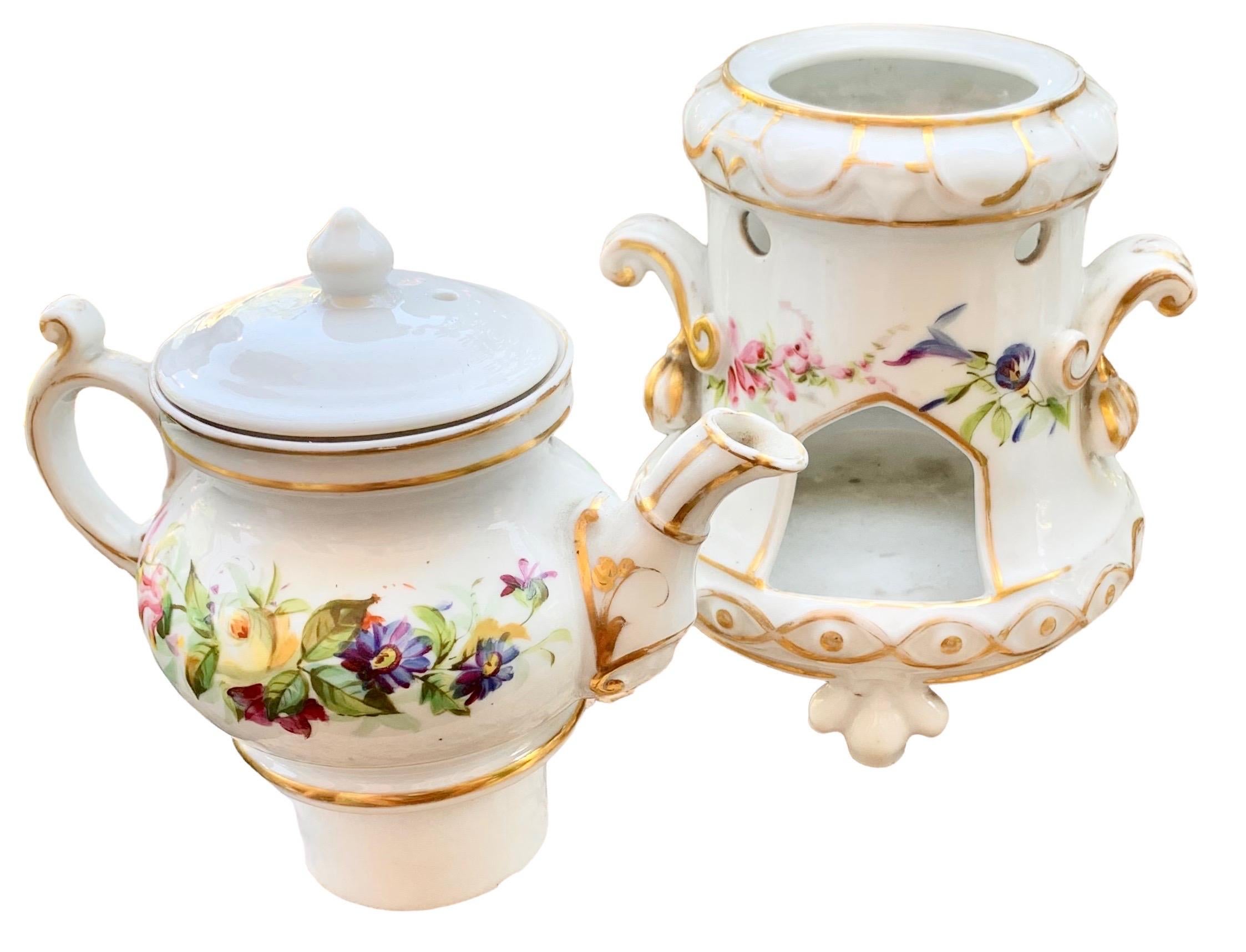 Antique French Porcelain Veilleuse 2