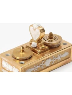 Encrier ancien en porcelaine de Paris, début du 19ème siècle