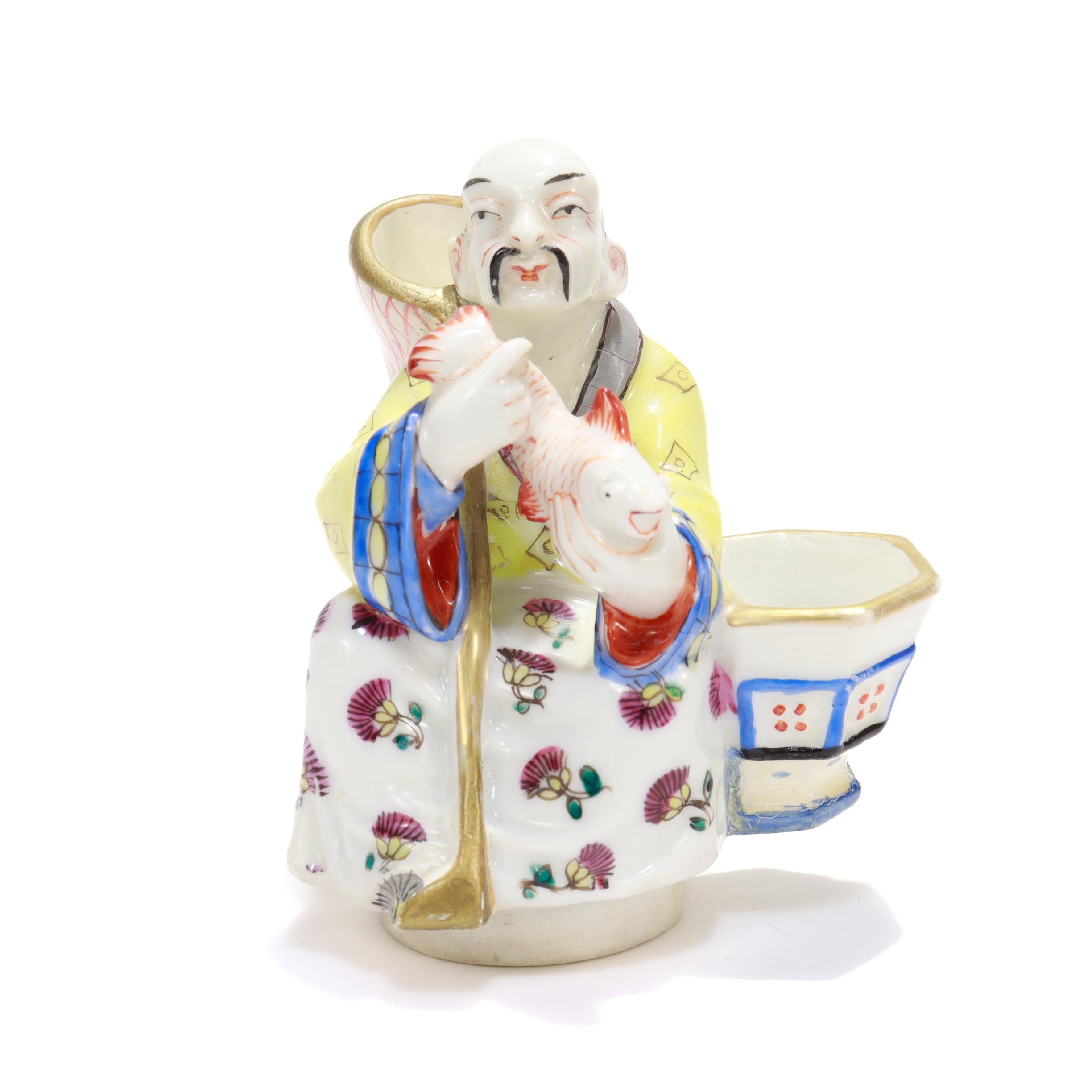 Antico centrotavola in porcellana Old Paris / Vieux Porcelain Figural Chinoiserie in vendita 2