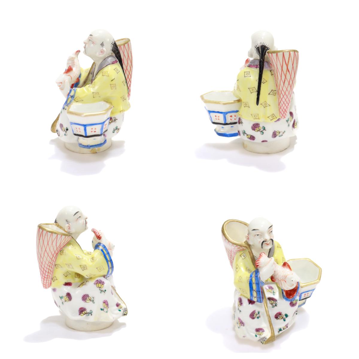Antico centrotavola in porcellana Old Paris / Vieux Porcelain Figural Chinoiserie in vendita 3