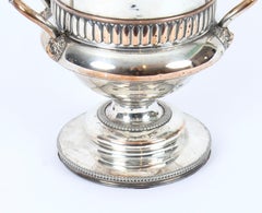 Antique Old Regency Sheffield Silver Plated Wine Cooler 19th Century