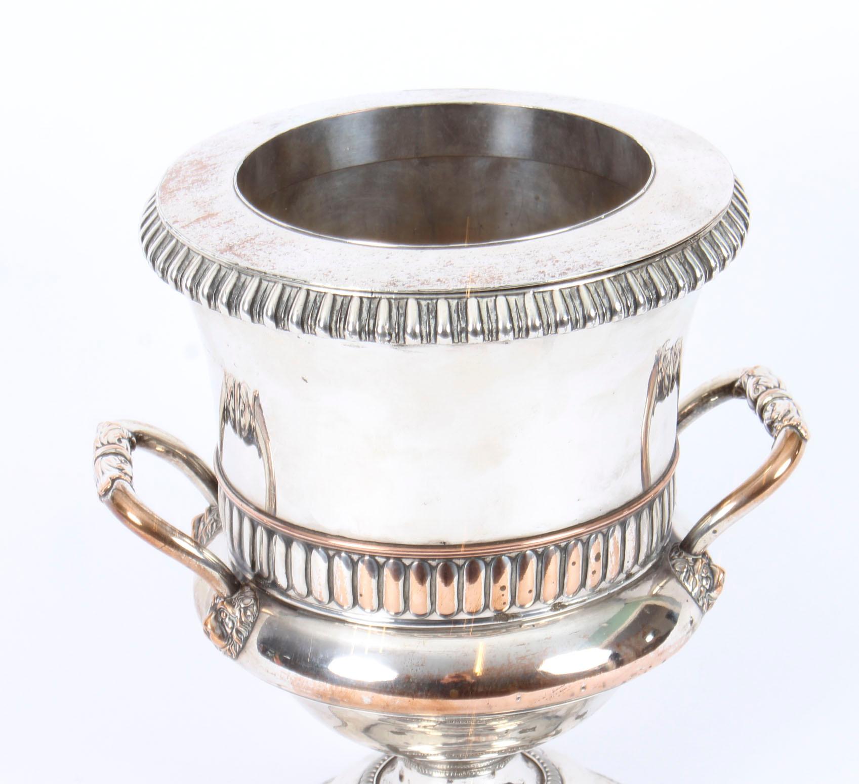 19th century silver coolers