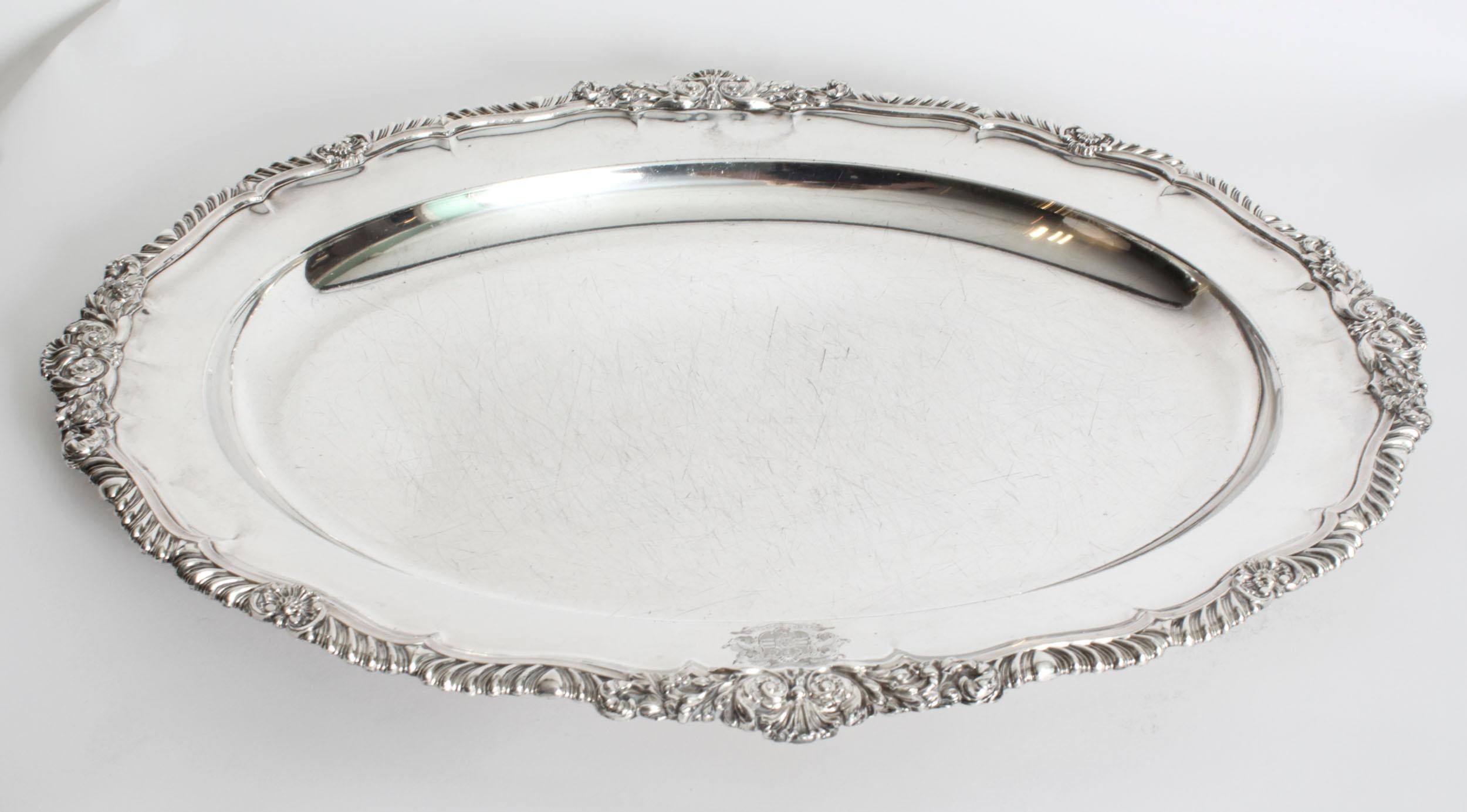 Antike alte Sheffield Platte Oval Rindfleisch Hirsch Terrine & gewölbte Abdeckung C 1810 im Angebot 4