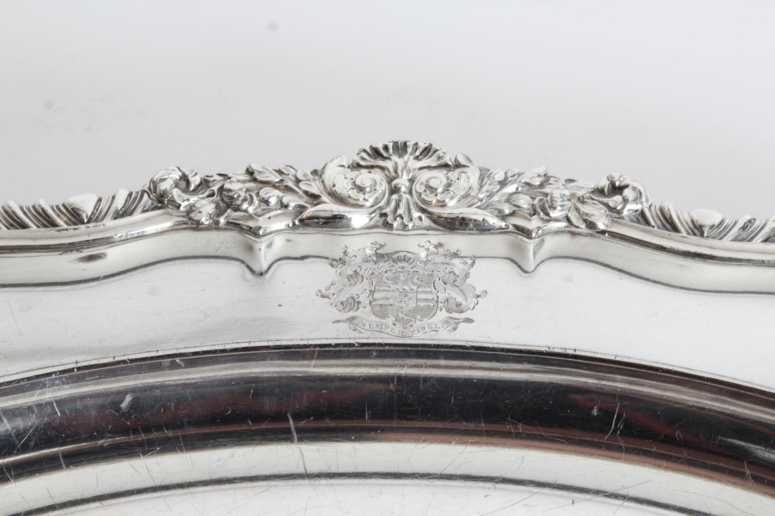 Antike alte Sheffield Platte Oval Rindfleisch Hirsch Terrine & gewölbte Abdeckung C 1810 im Angebot 5