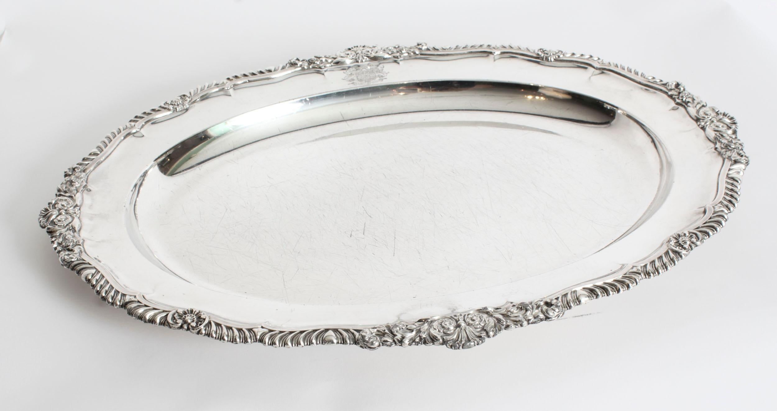 Antike alte Sheffield Platte Oval Rindfleisch Hirsch Terrine & gewölbte Abdeckung C 1810 im Angebot 3
