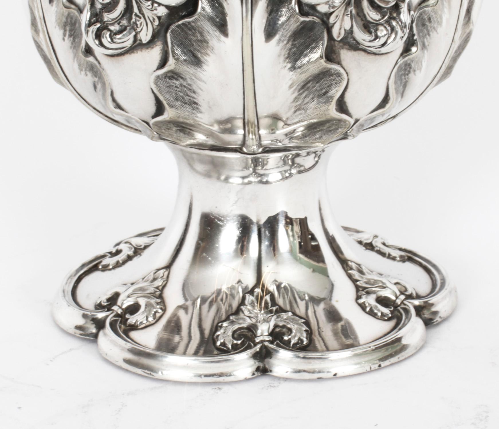 English Antique Old Sheffield Plate Wine Cooler 18th Century