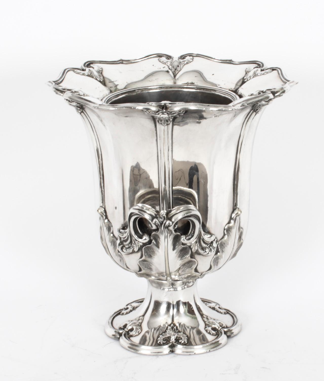 Antique Old Sheffield Plate Wine Cooler 18th Century In Good Condition In London, GB