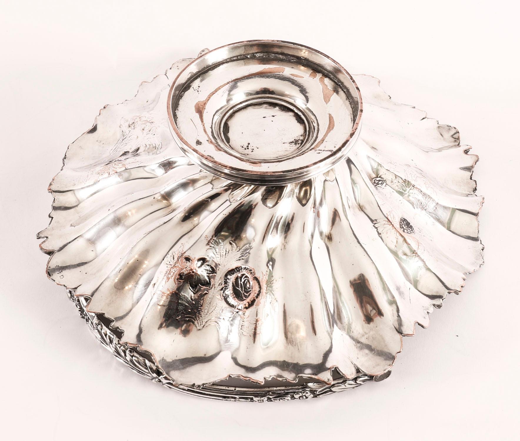 Antique Old Sheffield Plated Fruit Basket by Matthew Boulton 19th Century en venta 6
