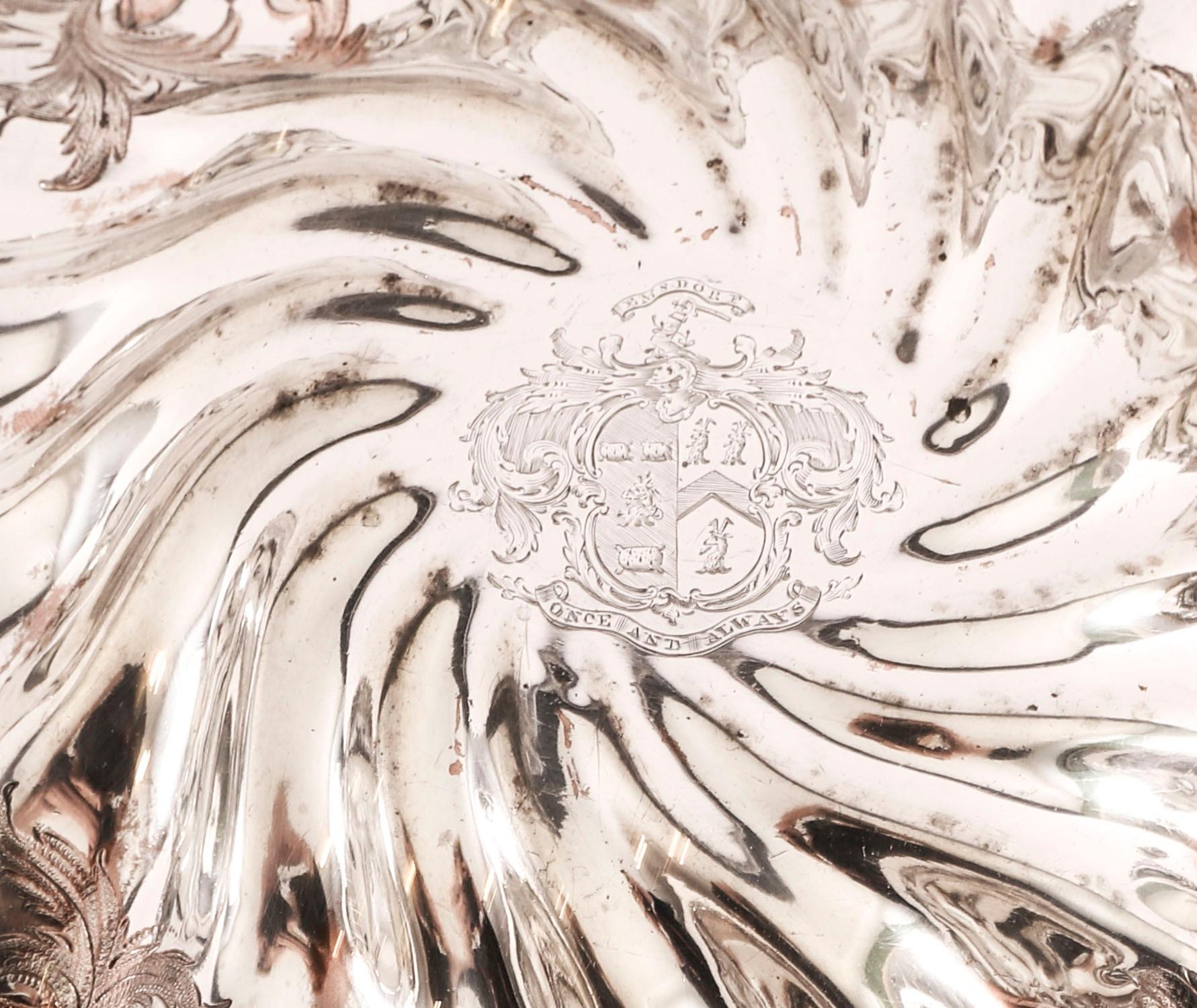Antique Old Sheffield Plated Fruit Basket by Matthew Boulton 19th Century en Bueno estado para la venta en London, GB