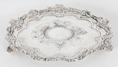 Antique Old Shefield Silver Plated Salver by Smith, Tate, Nicholson 19th Century