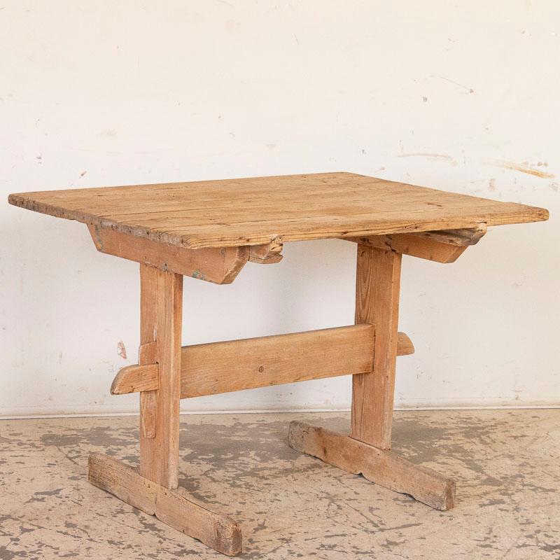 Swedish Antique Old Work Side Table Small Kitchen Table
