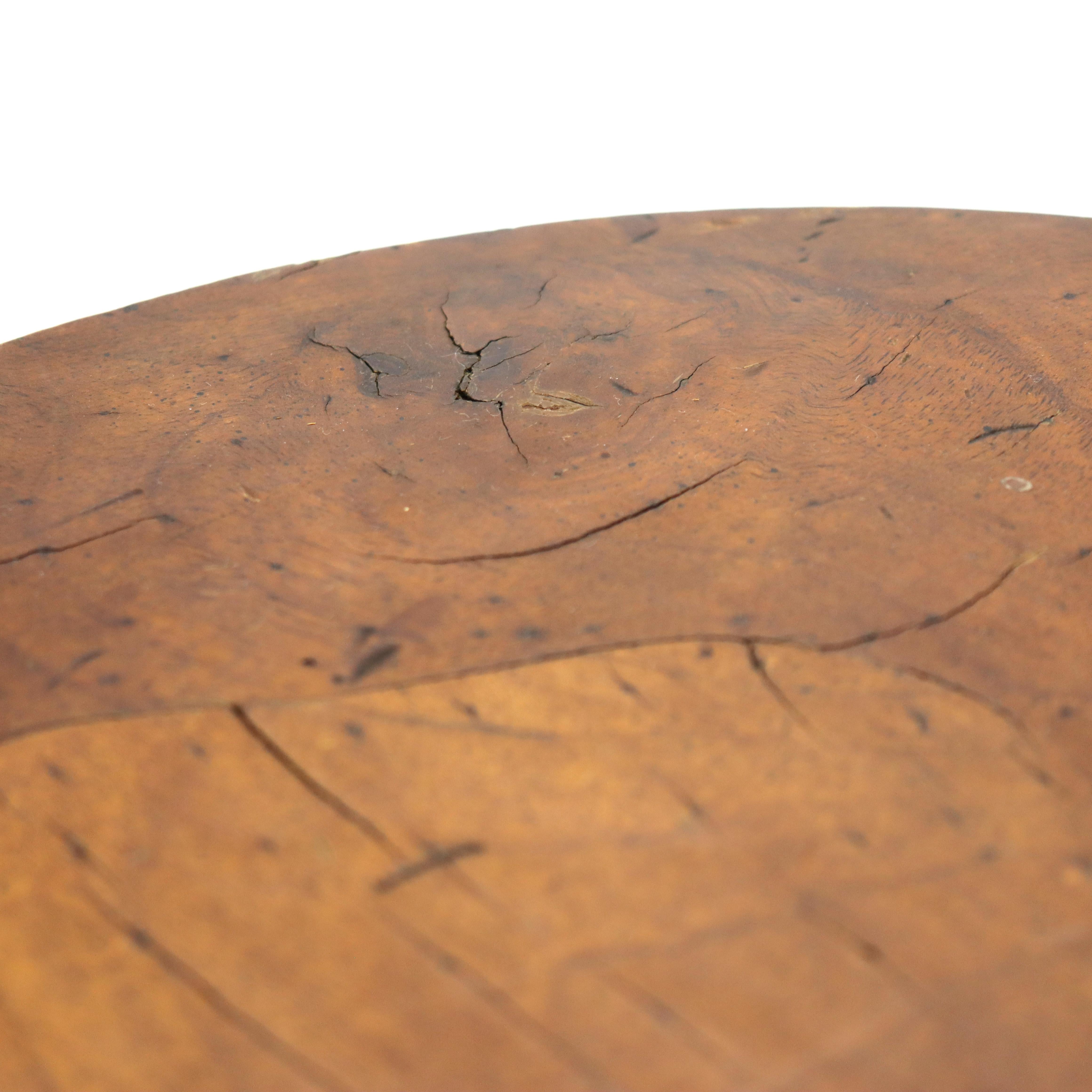 Antique Olivewood Veneer Cocktail Stand With Single Drawer C1890 en vente 10