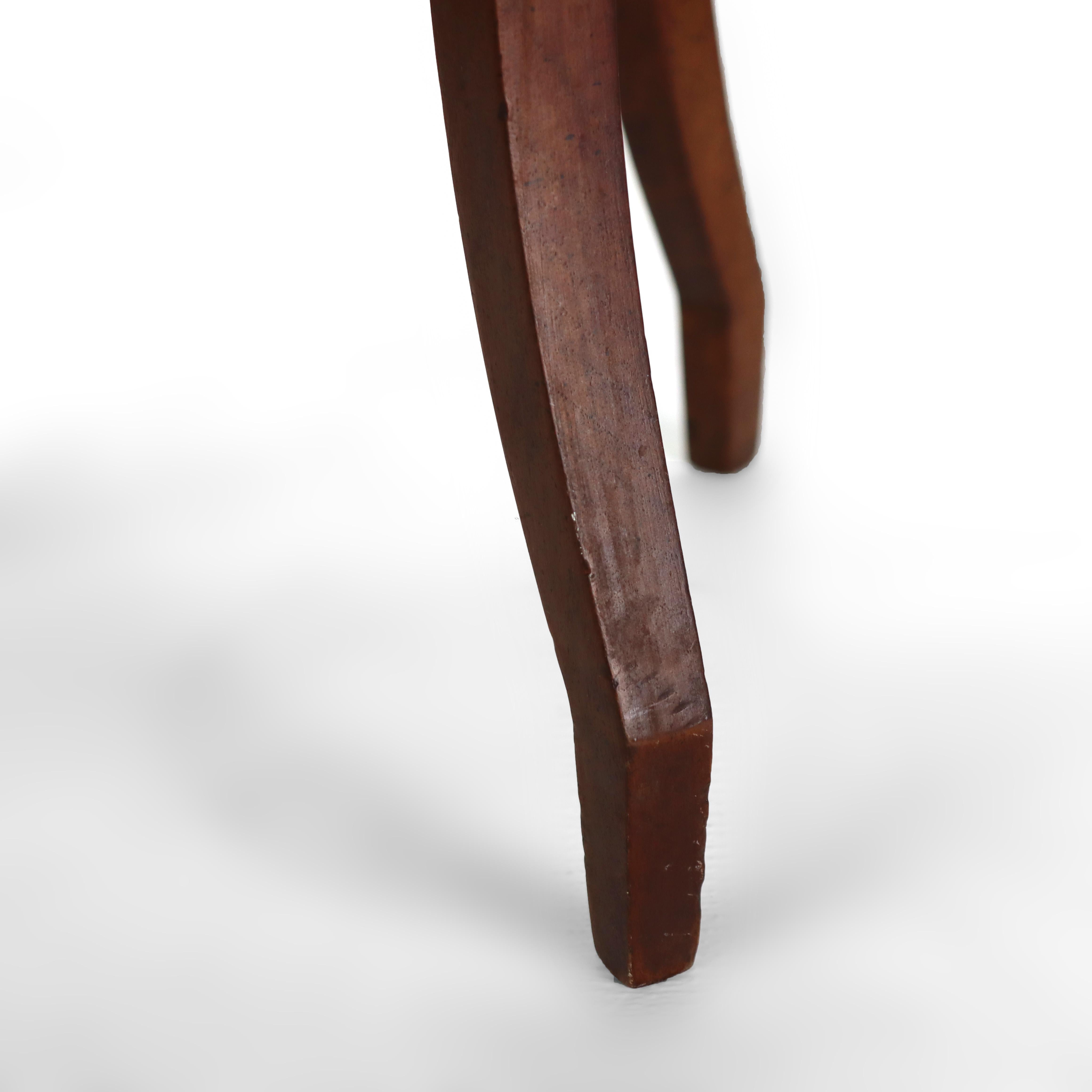 Antique Olivewood Veneer Cocktail Stand With Single Drawer C1890 en vente 4