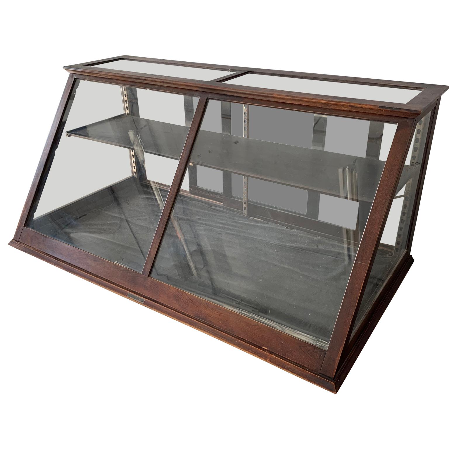 waddell display cases antique