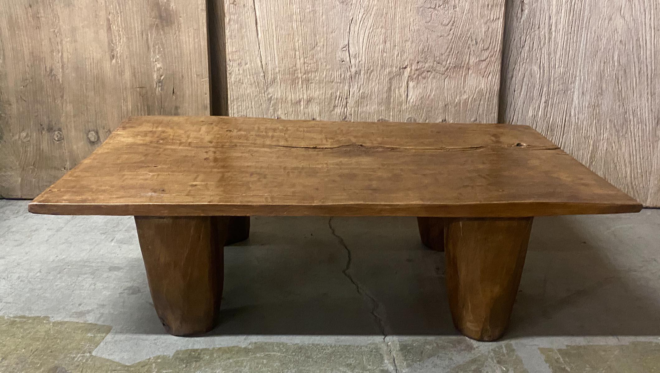 Antique One Wide Board Top Coffee Table For Sale 2
