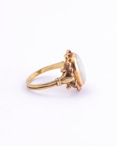 Antique Opal and 9 Carat Gold Ring