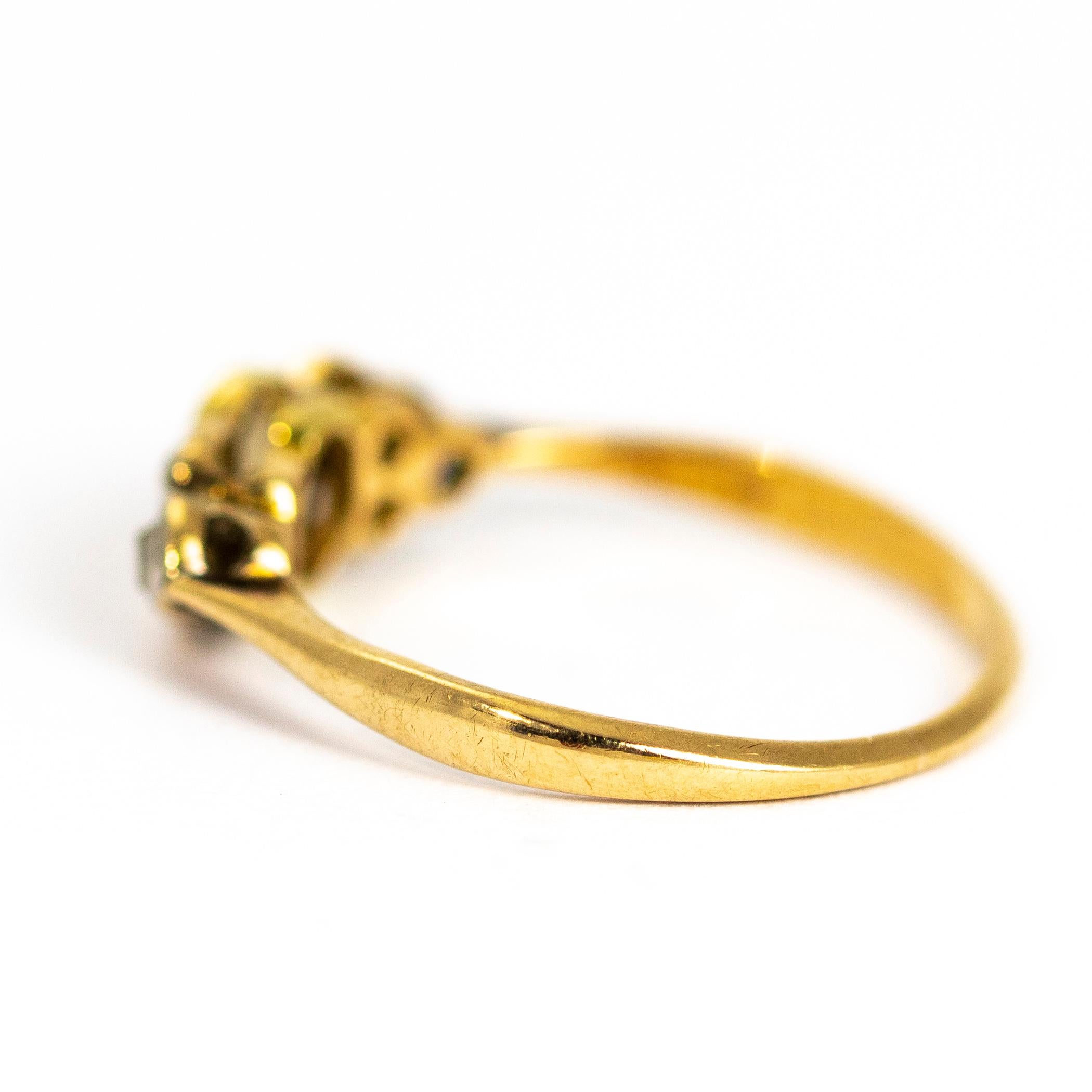 antique 18 carat gold ring