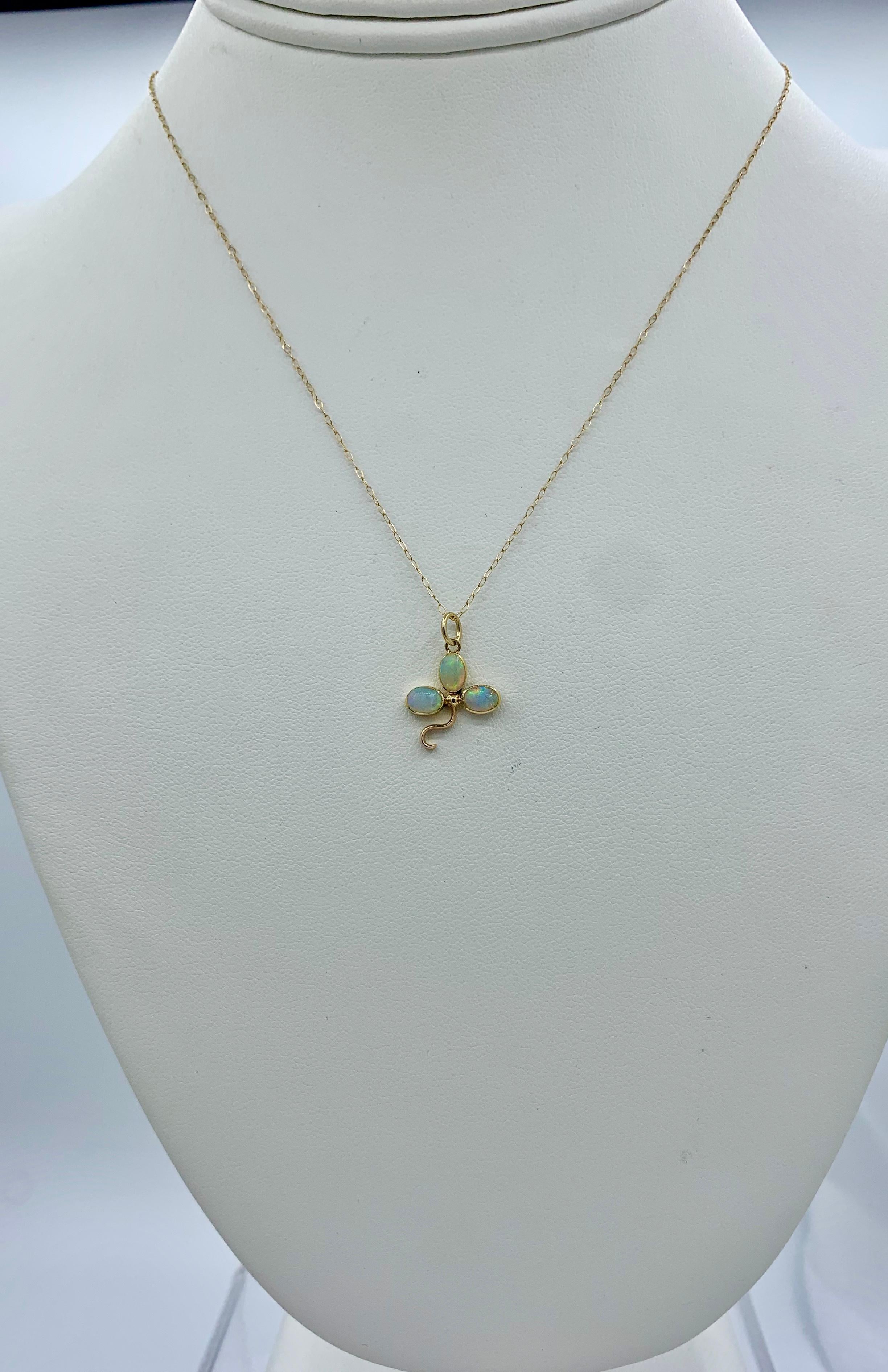 antique opal pendant