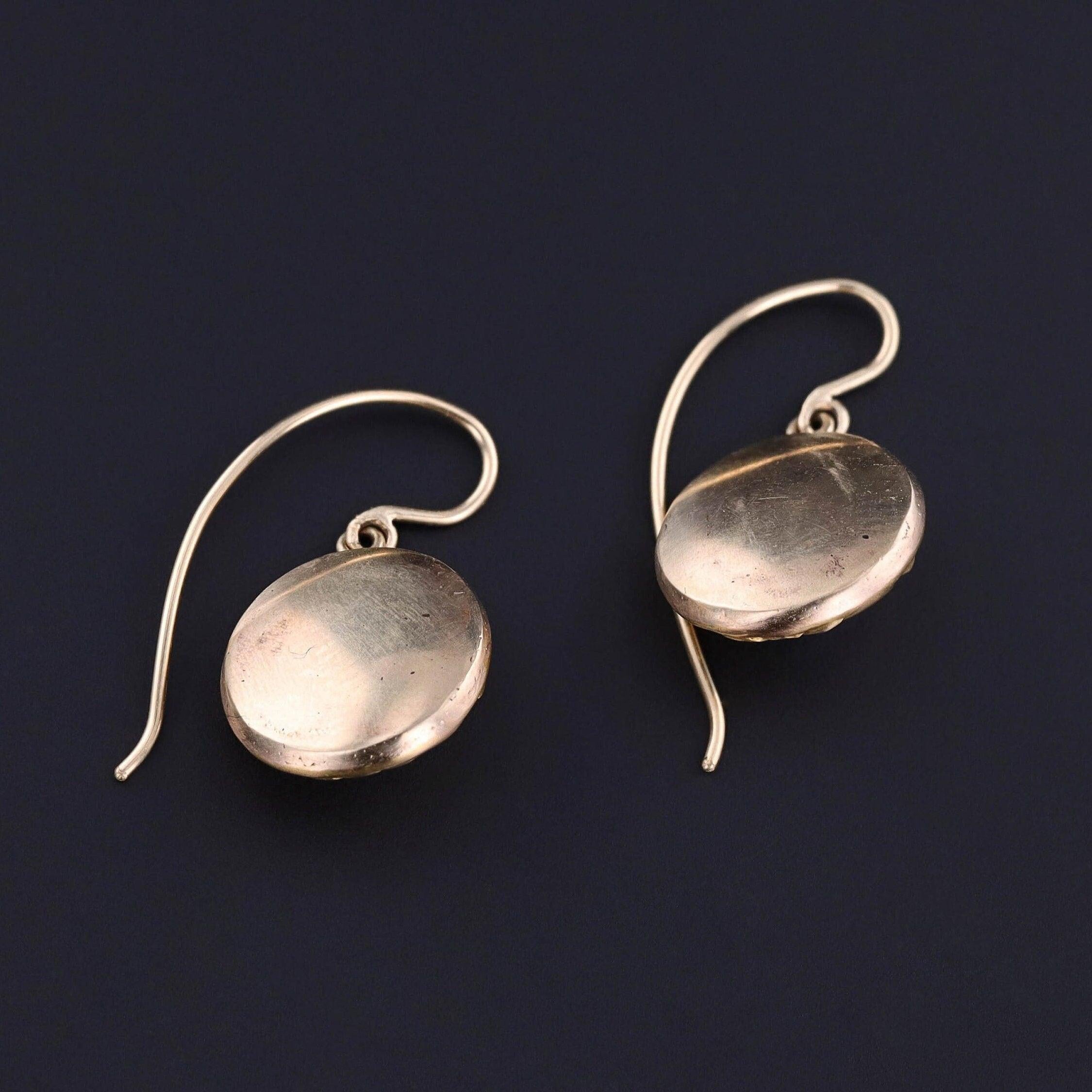 De las mujeres Pendientes de Ópalo Antiguo de Oro de 14k en venta