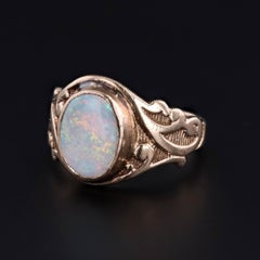 Antiker Opal Ring aus 10k Gold