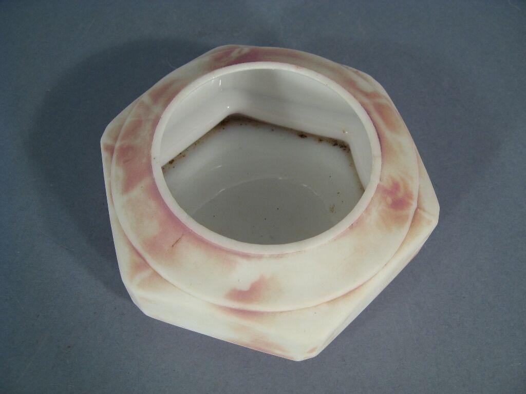 Antigua dulcera de opalina -1Y32 Francés