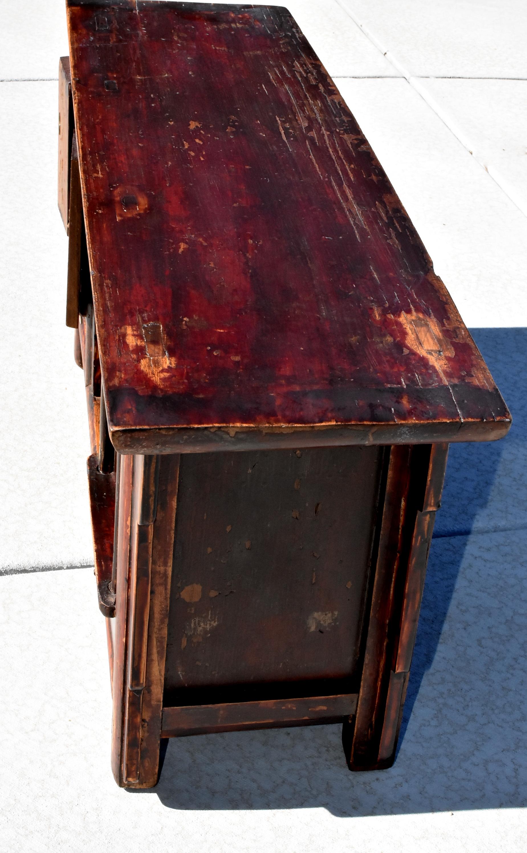 Chinese Antique Open Altar Table 7