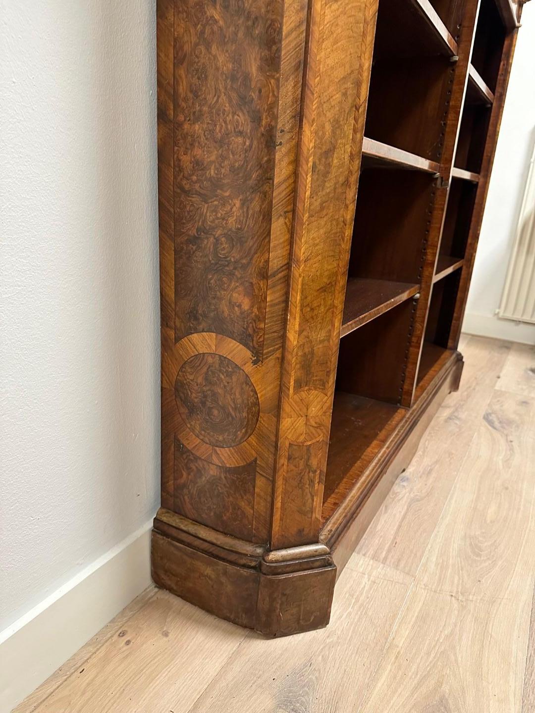 Mid-19th Century Antique open bookcase
