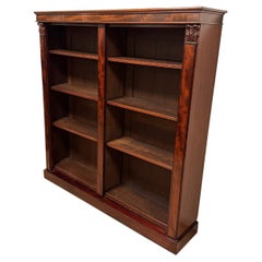 Antique open bookcase