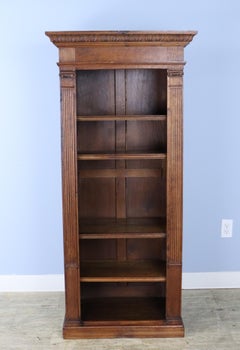 Antique Open Bookcase in Oak
