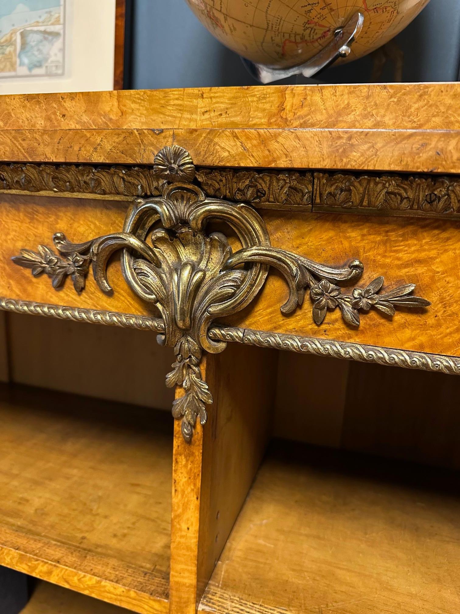 Bibliothèque victorienne ouverte ancienne en vente 3