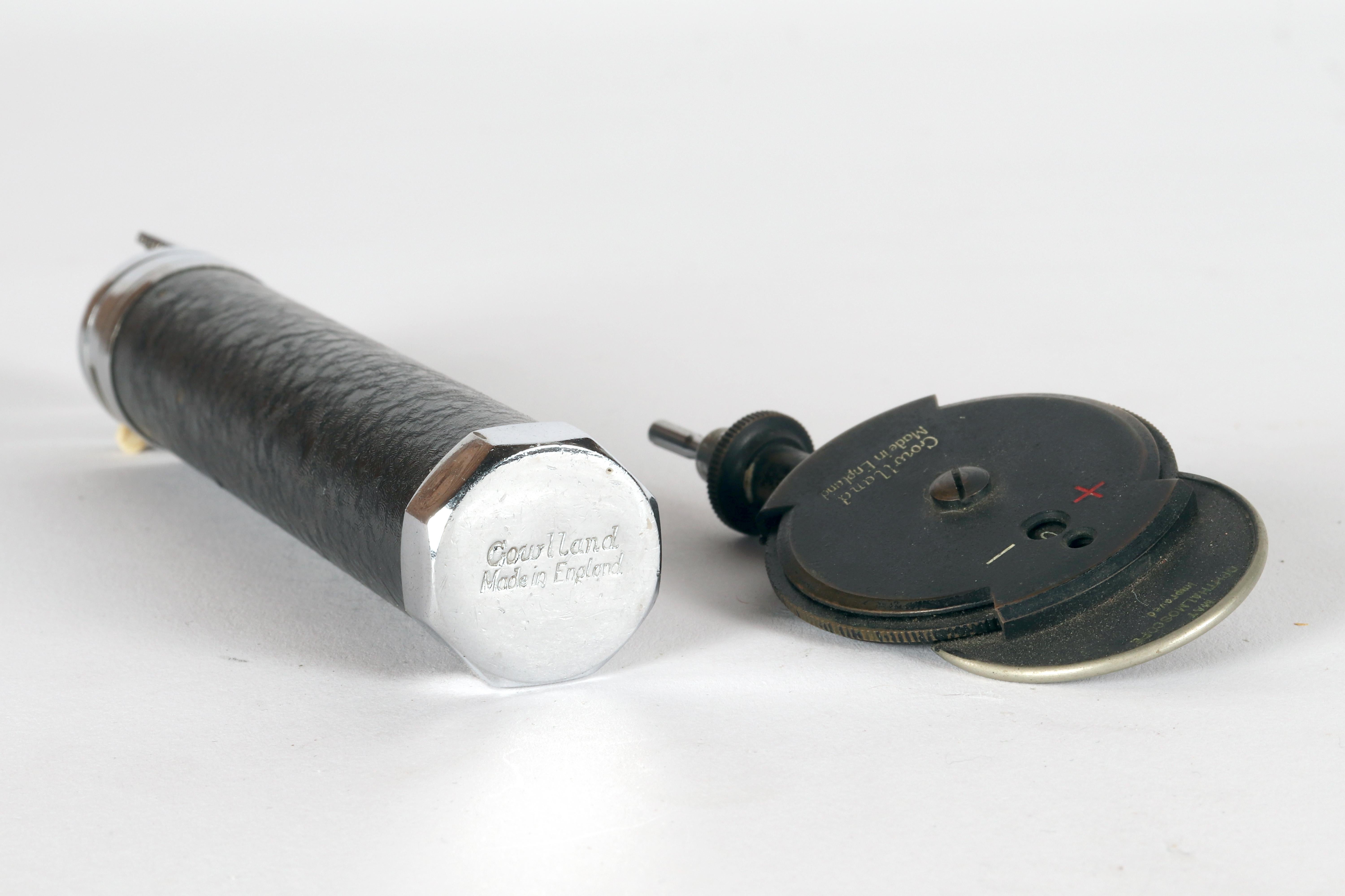 Ophtalmoscope antique Gowllands 'mai ophtalmoscope amélioré'. Angleterre, 1940. en vente 3