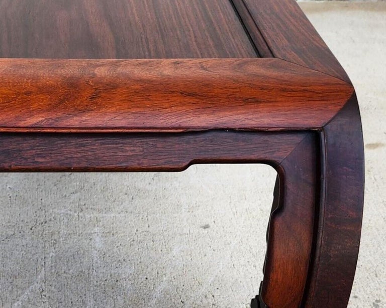 Table basse de salon style opium (opium) en bois de teck (120 * 60, h35