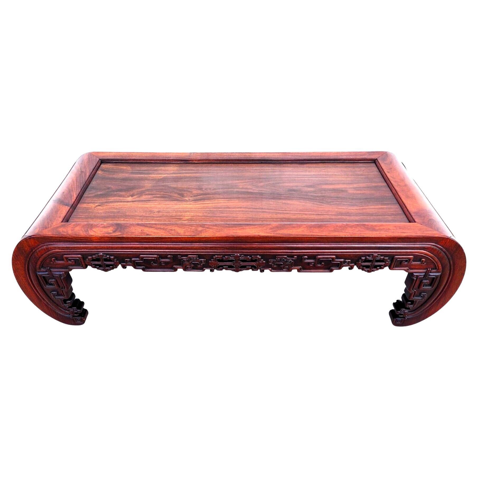 Antique Opium Coffee Table Rosewood Asian Chinoiserie For Sale