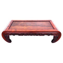 Antique Opium Coffee Table Rosewood Asian Chinoiserie