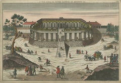 Antique Optical Print of the Sanssouci Palace, Potsdam