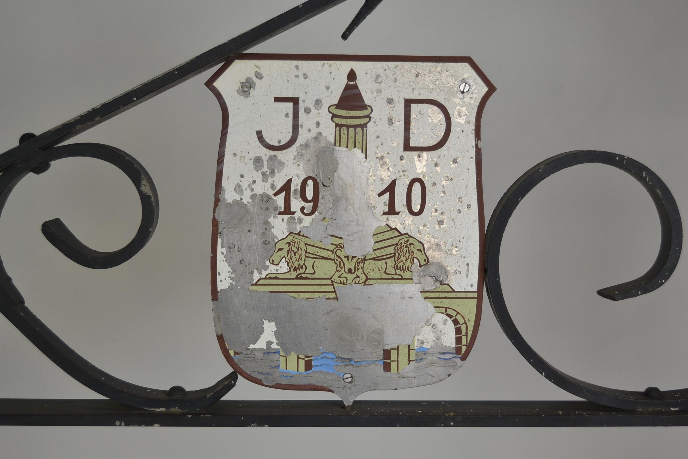 Antique Optician's Trade Sign, Belgium, Early 20th Century 10