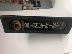 Antique Optometrist Corner Side Glass Sign