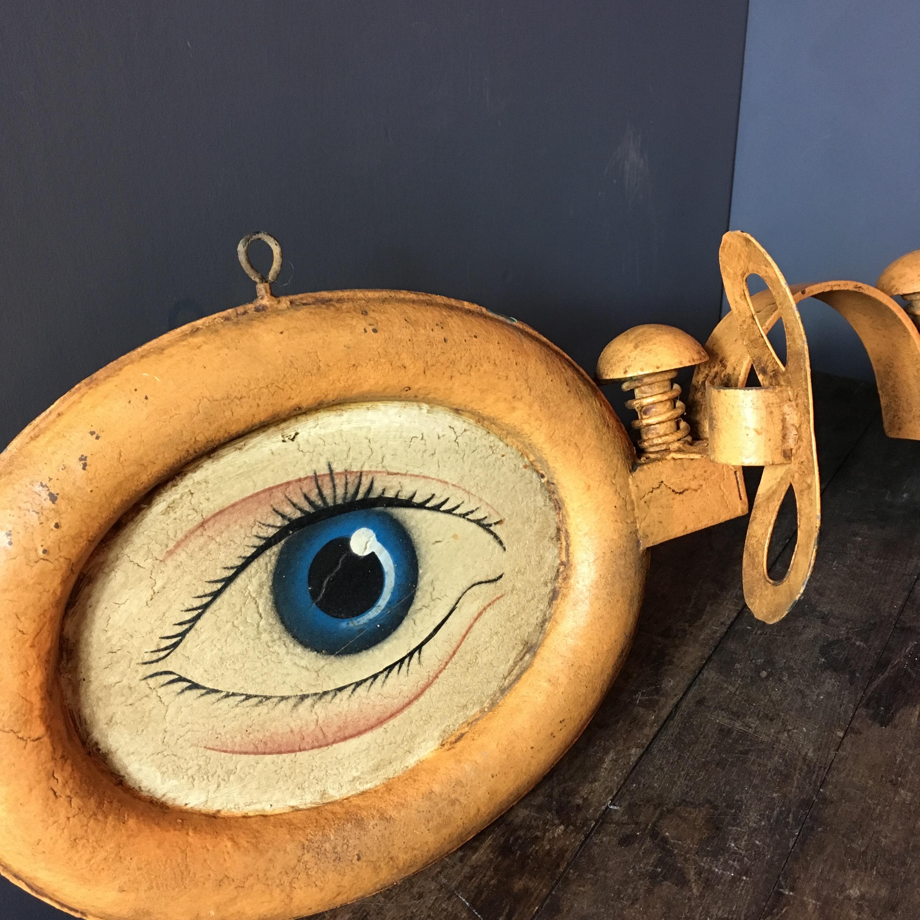 20th Century Antique Optometrist Trade Sign with Wall Bracket, circa 1920s