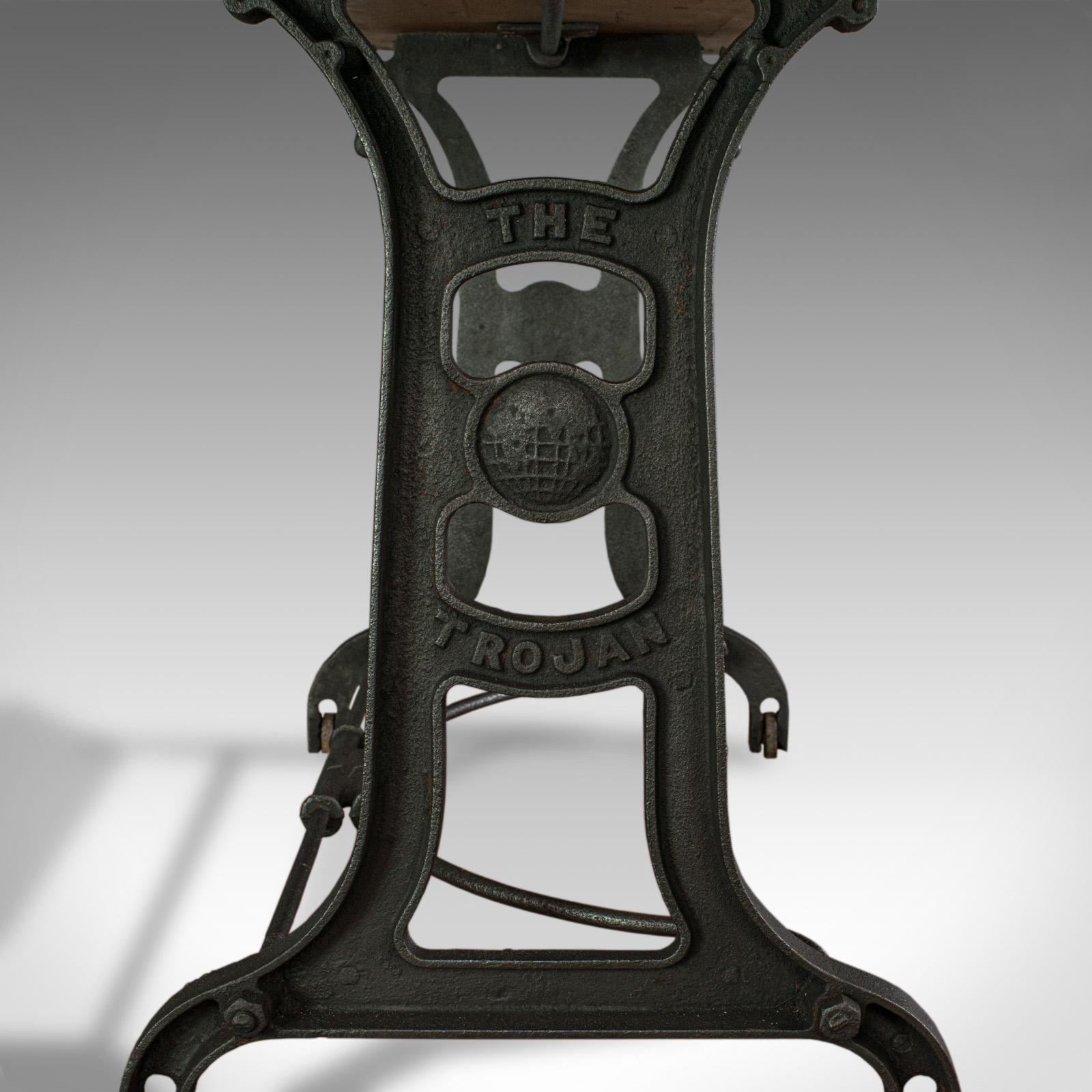 Mesa de invernadero, Inglesa, Industrial, Maquinista, Victoriana, Lateral, circa 1900 en Bueno estado para la venta en Hele, Devon, GB