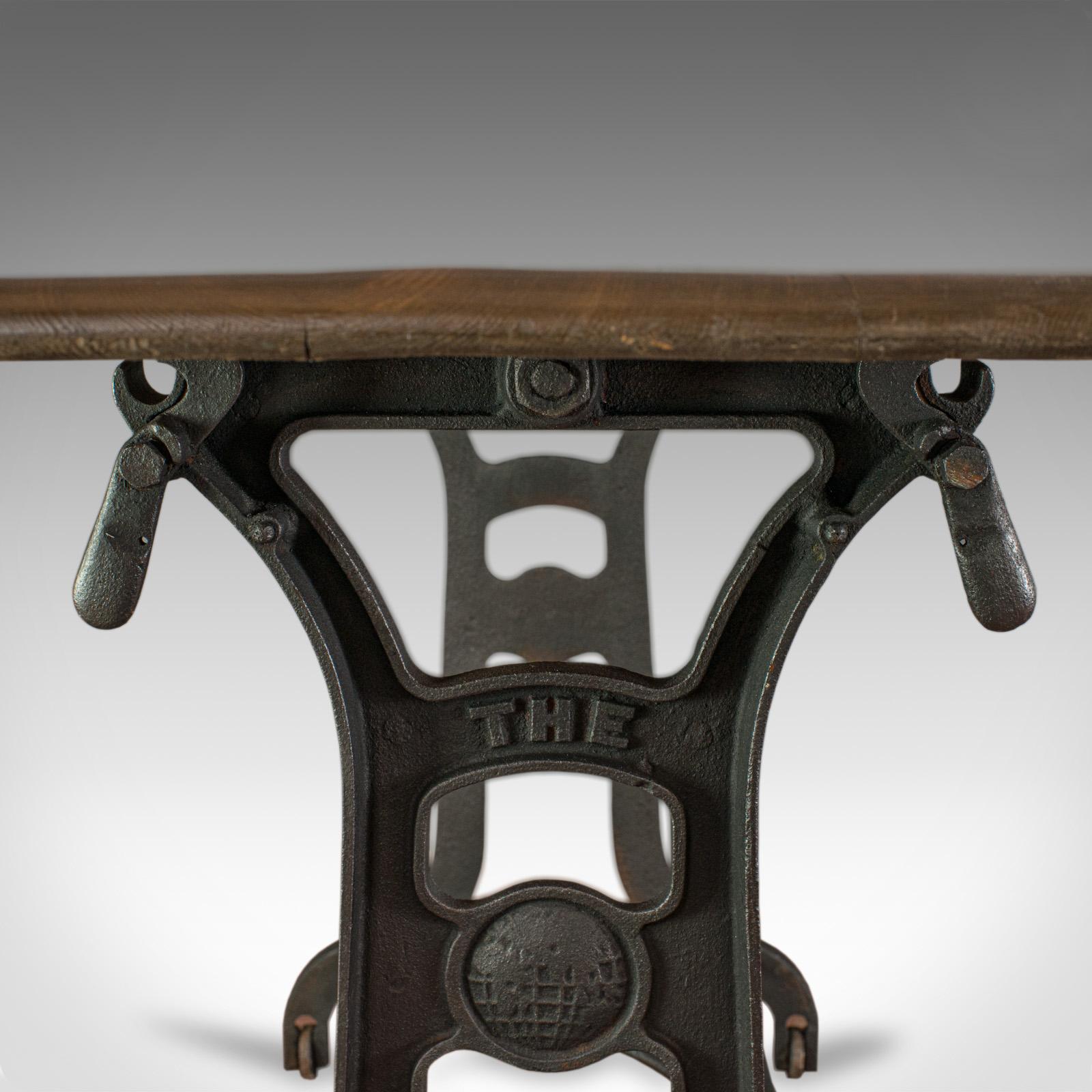 19th Century Orangery Table, English, Industrial, Machinist, Victorian, Side, circa 1900 For Sale