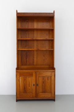 Antique Oregon Pine Bookcase by Martin Nyrop for Rud Rasmussen, Denmark 1905.
