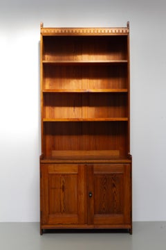 Antique Oregon Pine Bookcase by Martin Nyrop for Rud Rasmussen, Denmark 1905.