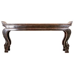 Fine and Large Used Asian Altar Table