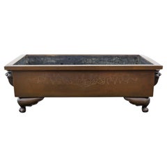 Antique Oriental Japanese Large Fine Quality Bronze Bowl Planter Jardinière