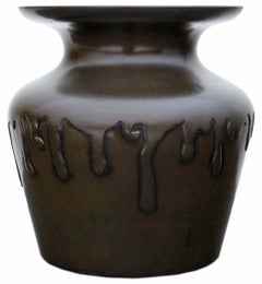 Antique Oriental Japanese Large Fine Quality Bronze Tsubo Vase Meiji, C1880