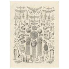 Bijoux orientaux anciens et étude de parure de Maximilian en Bavière, 1846