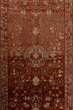 Antique Oriental Khotan Rug