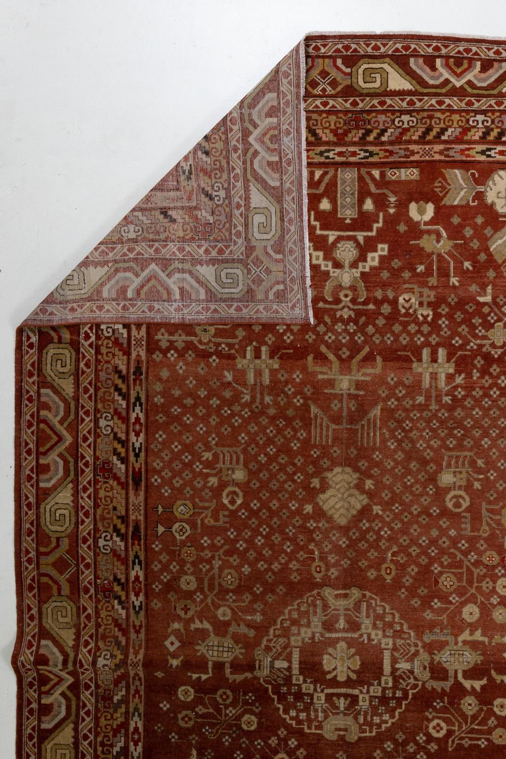 Ancien tapis oriental Khotan Bon état - En vente à West Palm Beach, FL
